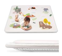 Funsland Baby Play Mat for Floor - Foldable Playmat for Babies,Thick 127 x 127 x 2.5 cm Kids Crawling Matt, TPU Waterproof Children Padded Play Mat