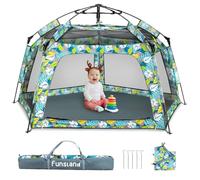 Funsland Kids Pop-up Playpen Tents - Boys Girls Play Tent Playhouse Indoor & Outdoor, Automatic Tent for 3 4 5 6 Years