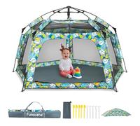 Funsland Kids Pop-up Playtents - Boys Girls Play Tent Playhouse Indoor & Outdoor, Automatic Kids Tent for 3 4 5 6 Years