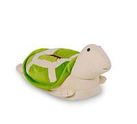funslippers Mens Plush Indoor Novelty Slippers Animal Turtle Cosy Cute Lovely Warm Durable Rubber Sneakersole Mules Green XL size 11/13 UK