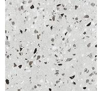 FunStick 30x30cm 30 Pcs Vinyl Floor Tiles Self Adhesive Bathroom Tile Terrazzo Effect Floor Stickers for Kitchen Bedroom Grey Peel and Stick Flooring Tiles Living Room Terrazzo Kitchen Flooring Tile