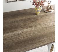 FunStick 60CM×5M Wood Wallpaper Peel and Stick Wallpaper Wood Effect Vinyl Wrap for Worktop Rustic Brown Sticky Back Plastic for Walls Kitchen Cupboards Beech Brown Kitchen Worktop Covering