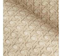 FunStick 60CMx5M Taupe Brown Beige Peel and Stick Wallpaper Rattan Boho Living Room Stick on Wallpaper Self Adhesive Furniture Wrap Vinyl Faux Rattan Wood Effect Sticky Back Plastic for Shelves Walls