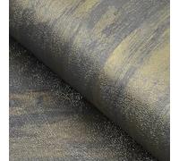 FunStick Grey Gold Concrete Wallpaper Concrete Self Adhesive Wallpaper for Bedroom Living Room Grey Gold Kitchen Worktop Vinyl Wrap Sticky Back Plastic Roll for Furniture Cement Effect 40CM×2M