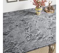FunStick Grey Stone Marble Wallpaper Marble Effect Self Adhesive Vinyl Grey Kitchen Vinyl Wrap for Table Top Washable Bedroom Wallpaper Stone Effect Grey Marble Sticky Back Plastic for Worktop 40CM×2M