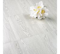 FunStick Grey Wood Effect Vinyl Self Adhesive Floor Tiles Bathroom Peel and Stick Floor Tiles Oak Wood Effect Kitchen Flooring Tile Grey Self Adhesive Vinyl Flooring Tile 30×30CM 5 Pcs