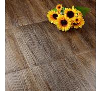 FunStick Self Adhesive Floor Tile Wood Effect Vinyl Flooring Honey Brown Maple Wood Effect Peel and Stick Flooring Tiles Bathroom Tile Stickers for Kitchen Vinyl Floor Tiles Brown Oak 30×30CM 5 Pcs