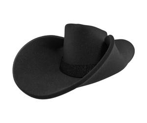 FUNSTITUTION Cowboy Hat - Giant Foam Hat - Oversized Silly, Funny Hat - Black - For Adults and Kids