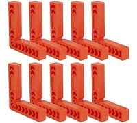 FUNSUEI 10 PCS 4 Inch Positioning Squares, 90 Degree Corner Clamp, Right Angle Clamp Woodworking Clamps for Woodworking, Picture Frames, Cabinets, Boxes