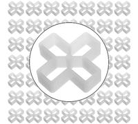 FUNSUEI 400 PCS 10mm Cross Tile Spacers, Patio Tile Spacers, Patio Slab Spacers Paving Spacers for Tilling Paving Leveling System