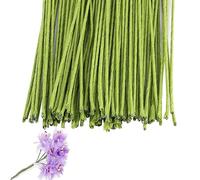 FUNSUEI 500 PCS 14 Gauge Green Metal Floral Wire for Flower Making, DIY Arrangements