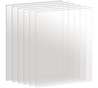 FUNSUEI 6 PCS 42 x 29cm Clear Acrylic Plastic Sheet, 2mm Thick Transparent A3 Acrylic Sheets for Painting, Display Projects, DIY Craft