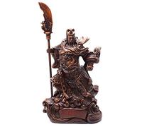 FUNSXBUG Feng Shui Guan Di Statue Figurines - Decor for Home Office or Tabletop, Good Luck Gift