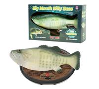 FunTime Big Mouth Billy Bass Plaque - The Sensational Singing Fish Motion Sensor