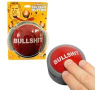 Funtime Bullshit Button - Gadget (Packaging May Vary),Red