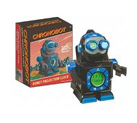 Funtime Gifts Chronobot Robot Alarm Clock Digital Clock Blue