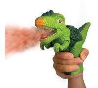 Funtime Gifts Dinosaur Toy - Roaring Dinosaur with Realistic Sound Effects, LED and Water-Vapour Fiery Breath, Green