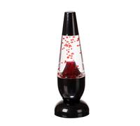 Funtime Gifts Mini Volcano Lava Lamp with LED, Red Bubble, 4.5 W