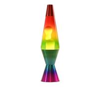 Funtime Gifts Science Museum 14.5" Volcano LAMP - Classic Lava Motion Lamp with a Rainbow Twist, Calms Active Minds