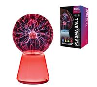 Funtime Gifts Science Museum 6-Inch Plasma Ball - Touch & Sound Reactive, Interactive Lightning Effect, Plug-in Sphere Night Light, Static Electricity Globe, Fun Science Cool Gadget & Room Décor