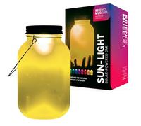 Funtime Gifts Science Museum Sun Light JAR - Capture Daylight, Illuminate The Night, Solar Powered Colour Changing LED Light in Traditional Mason Jar Design