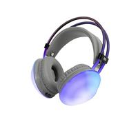 Funtime Gifts Silent Disco Headphones - Wireless Colour-Changing Headphones | for Kids and Adults, LED Party Headphones with Mic, Light Up RGB Over-Ear Headset for Parties and Gaming