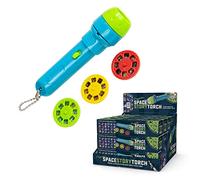 Funtime Gifts SPACE PROJECTOR STORY TORCH - Kids Projector Torch with 24 Space Themed Images - Includes 3 Reels - Fun & Educational Space Toy for Boys & Girls Age 3+