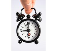 Funtime Gifts World's Smallest Alarm Clock-Colour May Vary, RED or Black, Mini