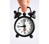 Funtime Gifts World's Smallest Alarm Clock-Colour May Vary, RED or Black, Mini
