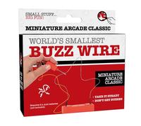 Funtime Gifts World's Smallest BUZZ WIRE GAME - Portable Steady Hand Skill Game for Kids and Adults, Retro Family Games, Stocking Fillers, Mini Games, Electronic Toys, Buzz Wire Challenge Anywhere