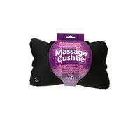 Funtime Gifts Vibrating Massage Cushtie, Synthetic, Black, 28 x 12 x 19 cm