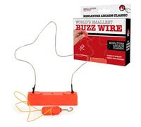 Funtime Gifts World's Smallest BUZZ WIRE GAME - Portable Steady Hand Skill Game for Kids and Adults, Retro Family Games, Stocking Fillers, Mini Games, Electronic Toys, Buzz Wire Challenge Anywhere