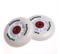 FunTomia 2 x Wheels for Waveboard Including Mach1 Ball Bearings / Wheels Replacement Wheels