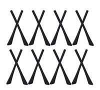 Funver 8 Pairs Silicone Temple Tips for Eyeglasses, Anti-Slip Glasses Arm Covers Replacement for Thin Metal Frame Glasses, Soft Comfortable Eyewear Ear Grips and Nose Pad Accessories 4 Black+ 4 White