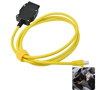 Funver ENET Ob Two Cable for BM, 1.8M Ethernet RJ45 Diagnostic Cable for E-SYS ISTA BimmerCode Bootmod3, Compatible with F G Series Programming & Coding