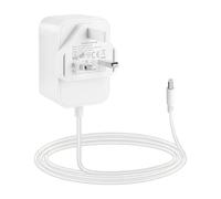 Funver UK Plug Power Adapter, AC DC Charger Supply 100-240V for BT Openreach ONT EchoLife HG612 Fibre Modem Router Desk Lamp Atomizer Smart Home Devices (White (12V2A DC5.5 * 2.1mm))