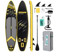 FunWater Inflatable Stand Up Paddle Board with Complete SUP Accessories, Premium Stable ISUP with Integrated Heat Sealing Process, Paddle Board for Adults and Teenagers