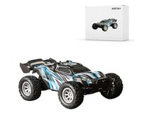 Funwetrike 1/32 RC Drift Car, 20KM/H 4WD High Speed All Terrain RC Cars with LED Lights, Gift for Boys (RTR Version/Blue)