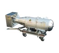 Funwetrike 3D Metal Puzzle Model, WWII Little Boy Bomb 3D Metal Jigsaw Puzzles Assembly Kits, Home Decor Creative Gift(140 PCS)