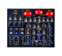 Funwetrike Flight Simulator Control Panel, A107 A32X MAX Light OVH OVERHEAD Panel for MSFS 2020/2024- Compatible with Multiple Aircraft Types, Plug-and-play, Windows Home Cockpit, Backlit Edition