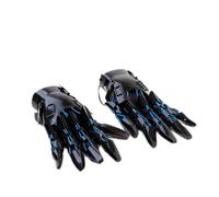 Funwetrike Punk Hand Armor with Light, Sci-Fi Mechanical Hand Armor Gloves Cosplay Props Techwear for Men Women, Halloween Cosplay Costume Accessory
