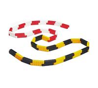 Funwetrike RC Drift Track, 100 Pieces RC Car Racing Track Drift Runway Drift Field Fence for 1/64 1/43 1/32 Mini RC Car (Red+White/Black+Yellow)