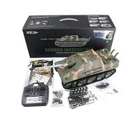 Funwetrike RC Tanks for Adults,1/16 2.4G RC German Jagdpanther Tank Destroyer Vehicle Model That Shoots BBS and Water Bombs for Adults with Lights Sounds (Basic Version)