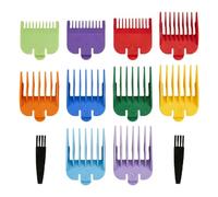 FunWorth 10 Pcs Hair Clipper Guards, 1.5mm to 25mm Limit Combs Set for Wahl