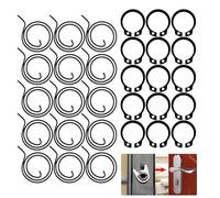 FunWorth 15Pcs Door Handle Springs Replacement Kit, 2.8 Turn Coil Springs (3.0mm),Thickness Plus 15 Circlips, Universal Internal Repair for Home Doors, Compatible with Left/Right Handles