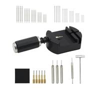 FunWorth 52 Pieces Watch Link Remover Tool for Watch Band Repair Spring Bars Pins Hammer Included Watch Care for Battery Replacement DIY Repair, multi-coloured