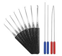 FunWorth Broken Key Extractor Set, 12 Pcs Precision Lock Repair, 0.2-0.4mm