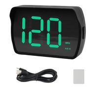 FunWorth Digital GPS Speedometer Car HUD, Real-Time Replaceable MPH/KMH Heads Up Display Large LED Font, Universal Fit for Cars, Trucks, Motorcycles USB Plug & Play