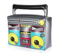 FunX Inflatable Ghetto Blaster Retro Tree Box Accessory for Carnival, Party and Costume, 80s 90s Hip Hop Outfit (Large)