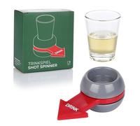 FunX Shot Spinner Party Game - Drinking Game with Shot Glass and Arrow - 2 illing Quantity